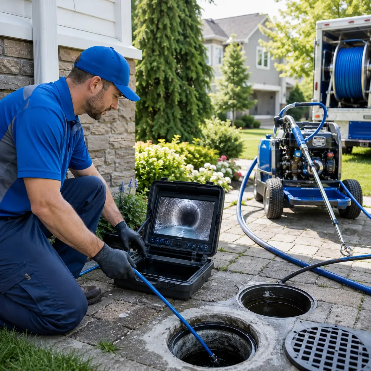 Outdoor drain cleaning professionals serving Carlyle, IL